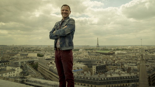 Les Paris du globe-cooker Backdrop Blur