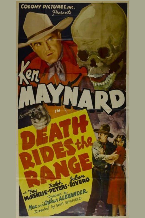 Death Rides the Range poster