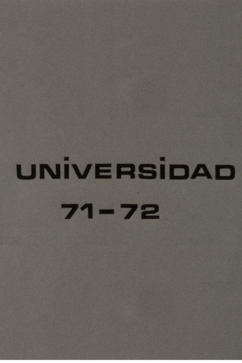 Póster oficial de Universidad 71-72