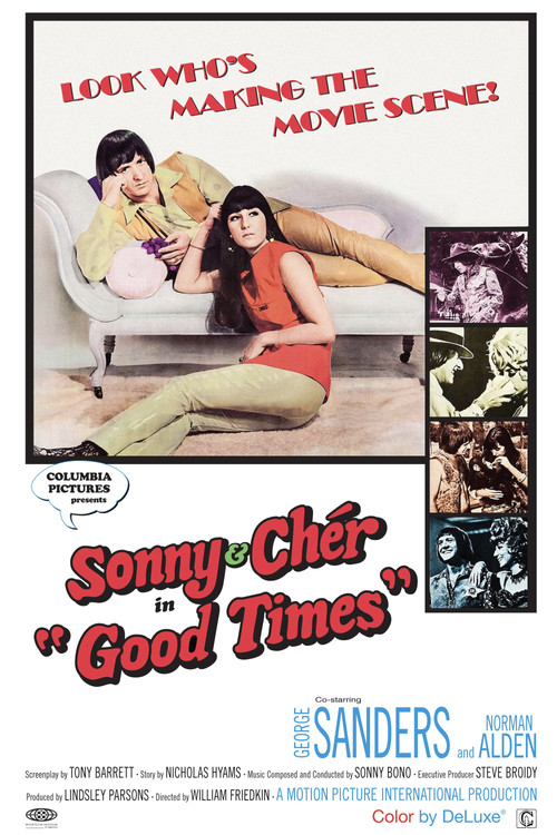 Pôster oficial de Good Times (1967) - Comédia
