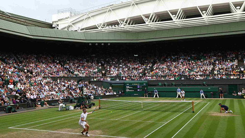 Wimbledon 2025 Review Backdrop Blur