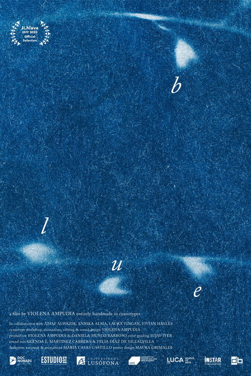 Blue poster