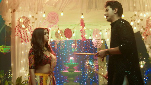 Dhawal, Natasha Play Garba