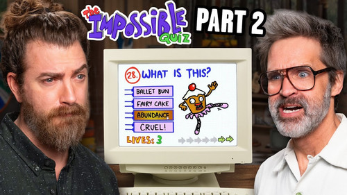 Playing the Impossible Quiz Until We Beat It