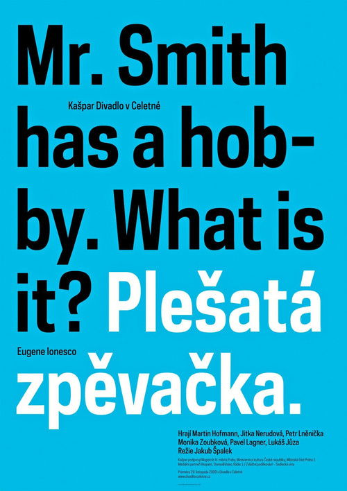 Plešatá zpěvačka poster