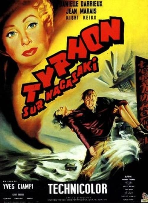 Typhon sur Nagasaki (1957) poster