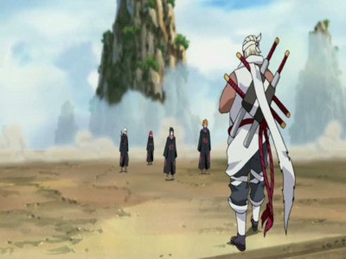 Escena del episodio 142 de la temporada 6 de la serie Naruto Shippuden