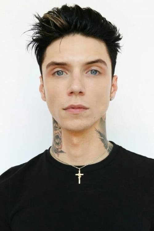 Kép: Andy Biersack színész profilképe