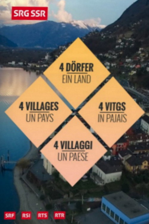 Póster oficial de Quatre villages un pays (2018)