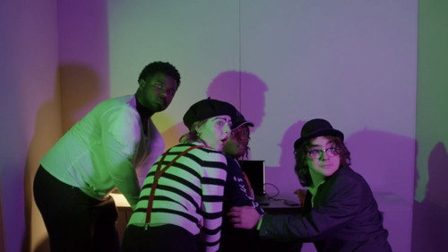 Scene of the Mime Backdrop Blur