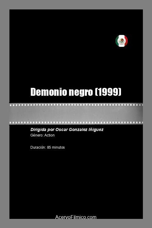Demonio negro (1999) poster