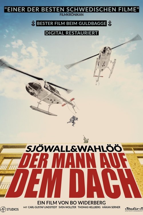 Der Mann auf dem Dach poster
