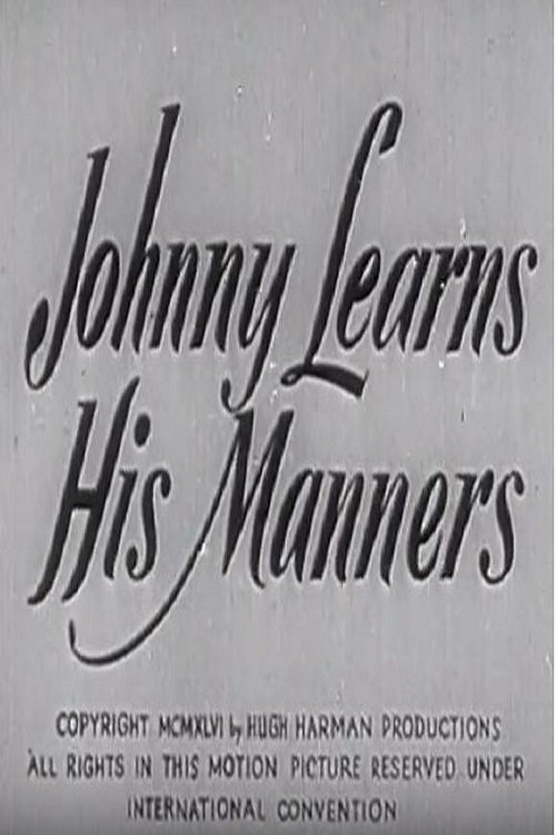 Johnny Learns His Manners movie poster player