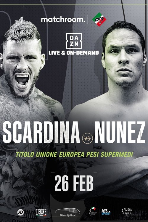 Poster Daniele Scardina vs. Cesar Nunez 2021