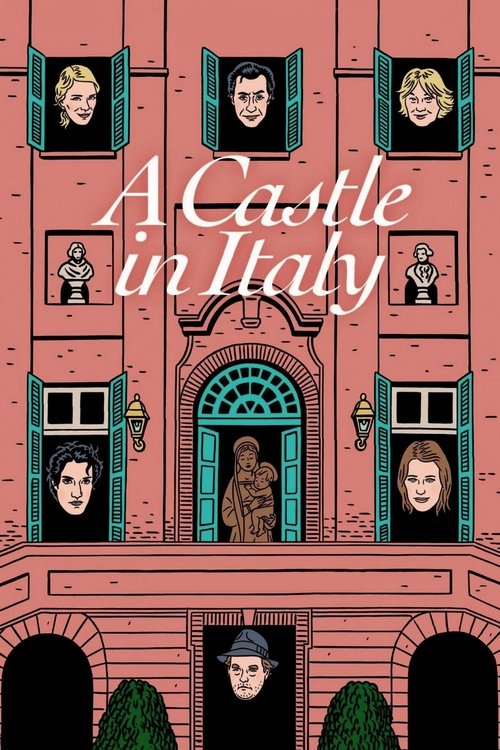 Grootschalige poster van A Castle in Italy