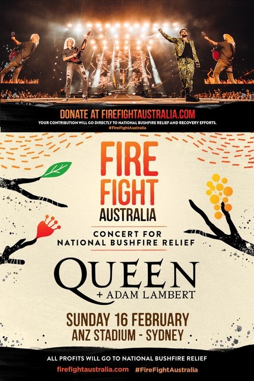 Poster do filme Queen + Adam Lambert: Fire Fight Australia