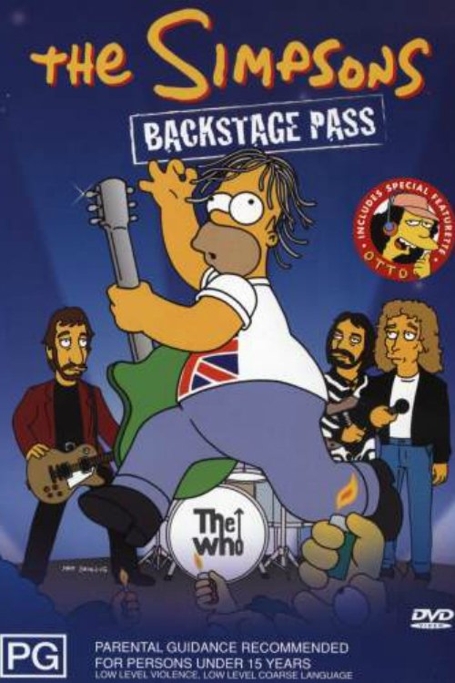 The Simpsons: Backstage Pass movie poster player