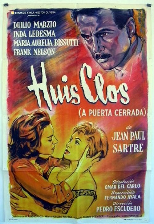A puerta cerrada movie poster player