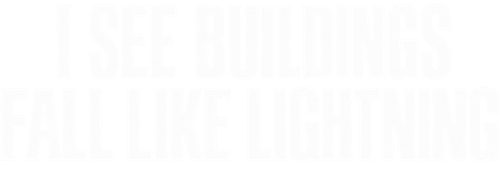 I See Buildings Fall Like Lightning Logo