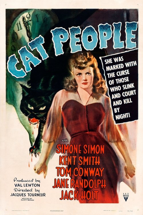 Grootschalige poster van Cat People