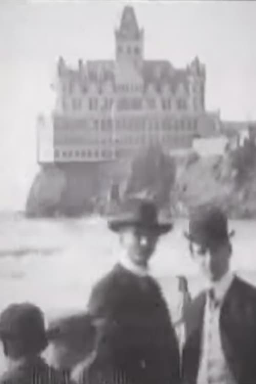 Panorama of beach and Cliff House (1903) poster