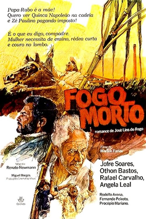 Fogo Morto movie poster player