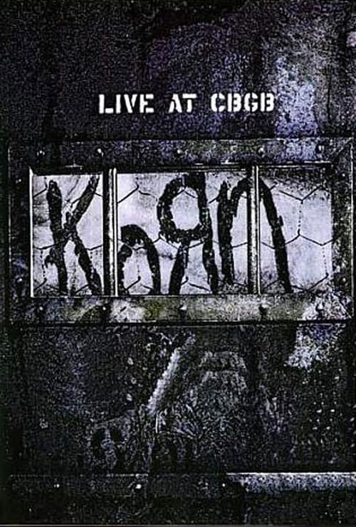 Poster do filme Korn - Live at CBGB's