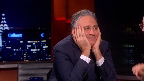 Escena del episodio 28 de la temporada 11 de la serie The Colbert Report