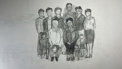 Grandma Backdrop Blur