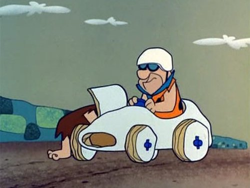 Escena del episodio 13 de la temporada 5 de la serie Los Picapiedra