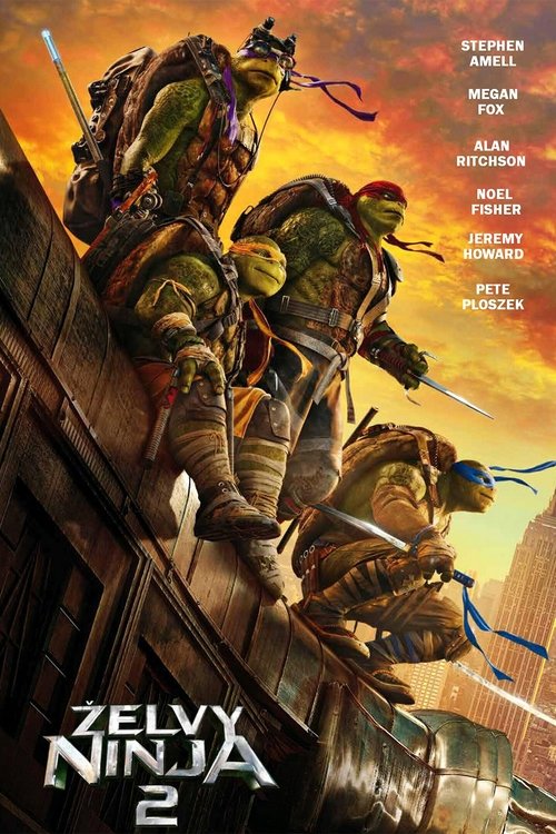 Želvy Ninja 2 movie poster player