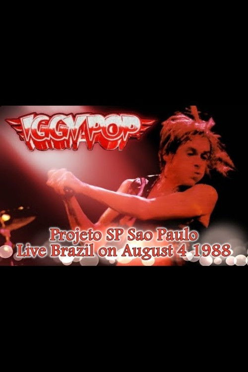 Iggy Pop Live @ Brazil, Projeto SP São Paulo on the 4th of August,1988