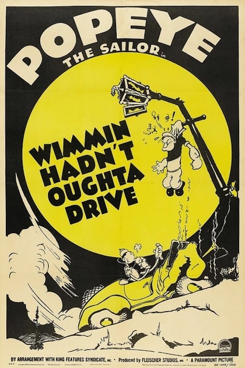 Poster Wimmin Hadn't Oughta Drive 1940