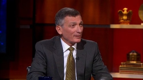 Escena del episodio 13 de la temporada 9 de la serie The Colbert Report