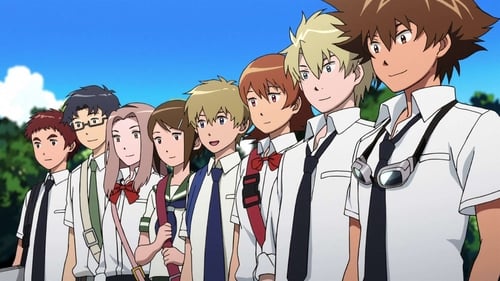 Poster della serie Digimon Adventure Tri.