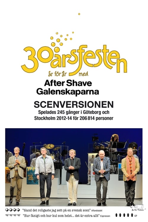 Poster 30-årsfesten - Scenversionen 2015