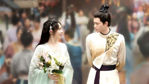 Romance of a Twin Flower backdrop 2