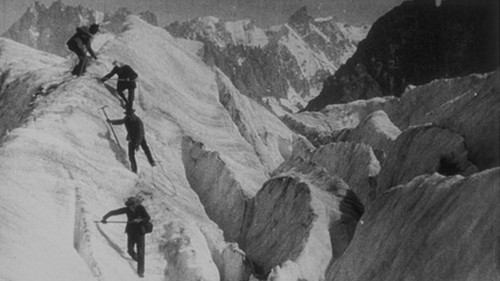 Chamonix: la mer de glace. Descente.