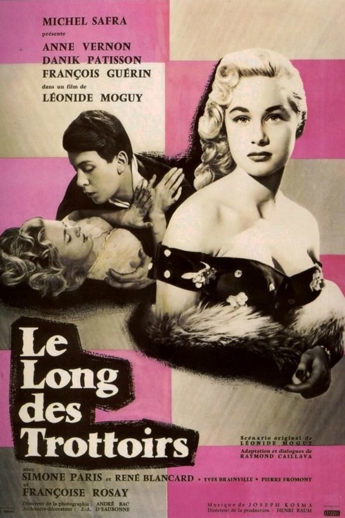 Le long des trottoirs movie poster player