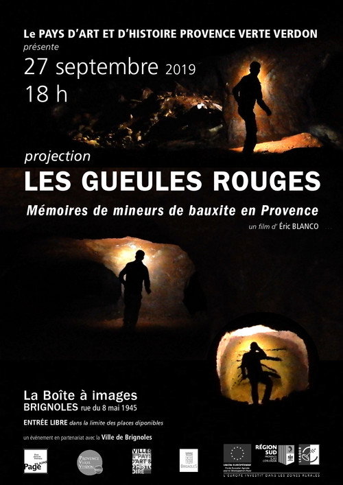 Les Gueules Rouges, Mémoires de mineurs de Bauxite en Provence