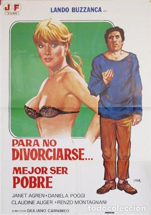 Para no divorciarse mejor ser pobre 1980