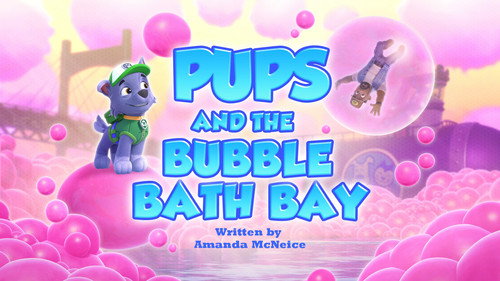 Pups and the Bubble Bath Bay!