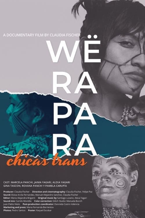 Poster Wërapara, chicas trans 2023