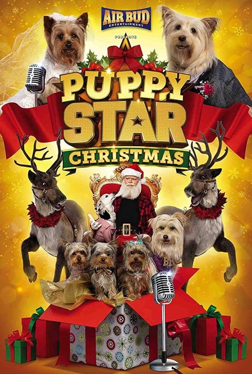 Puppy Star Christmas poster