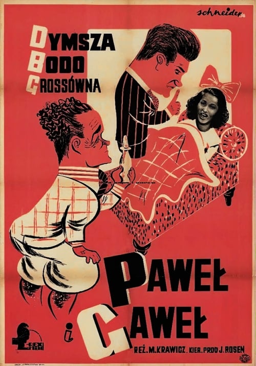 Poster Paweł i Gaweł 1938