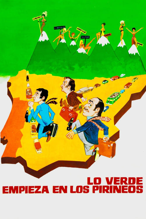 Poster Lo verde empieza en los Pirineos 1973