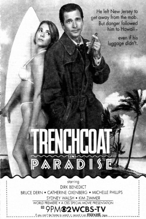 Trenchcoat in Paradise Movie Poster Image