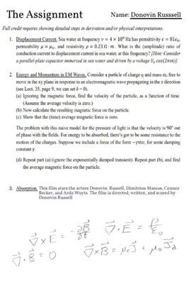 The Assignment Poster