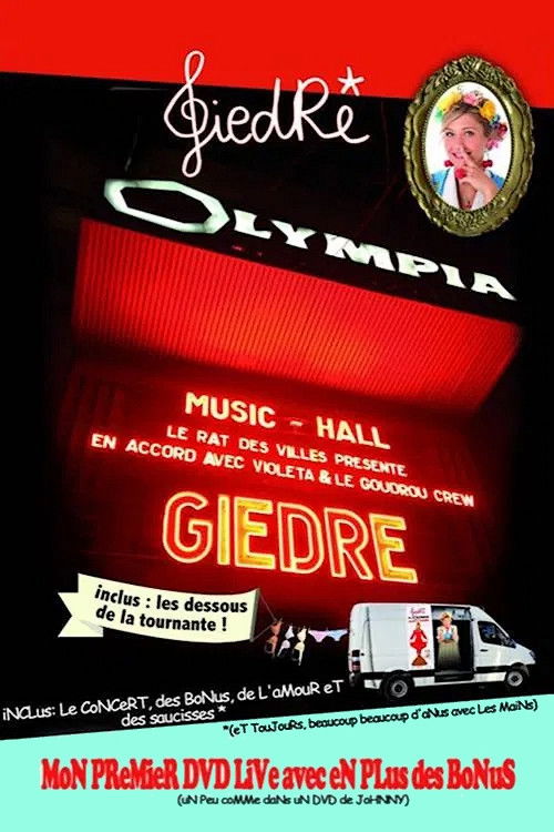 Cartell de GiedRé à l'Olympia