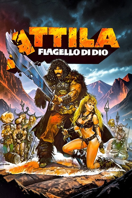 Attila flagello di Dio afişi